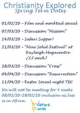 Christianity Explored Spring Term