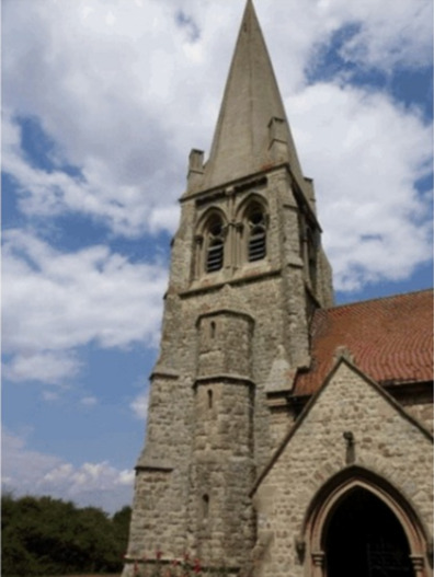 The spire of St Mary’s Church, Widford